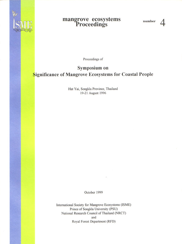 ISME Mangrove Ecosystems Proceedings - No. 4